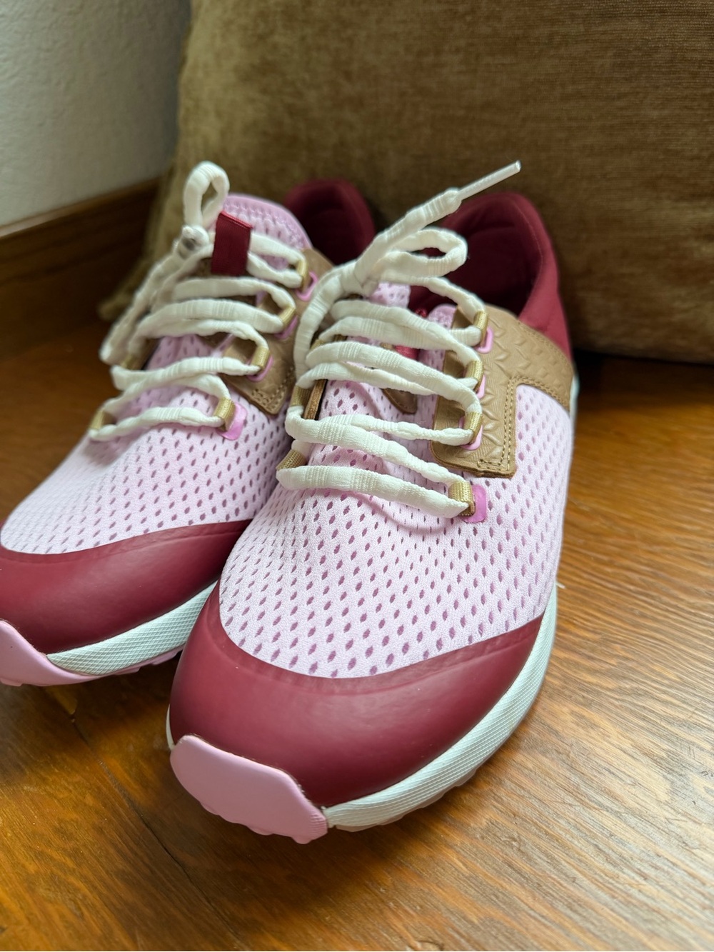 OluKai Pink and Burgundy Women's Athletic Sneakers